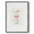 Martini Bow Framed Print - Solid Wood