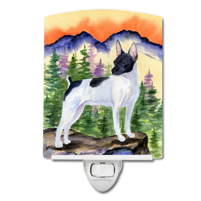 Rat Terrier Ceramic Night Light
