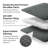 Southshore Fine Linens Vilano Oversized Quilt Set, Double-Brushed Microfiber Lightweight Quilted Bedding and 1 Pillow Sham, Twin/Twin XL Slate Grey-1001114999-1001114979