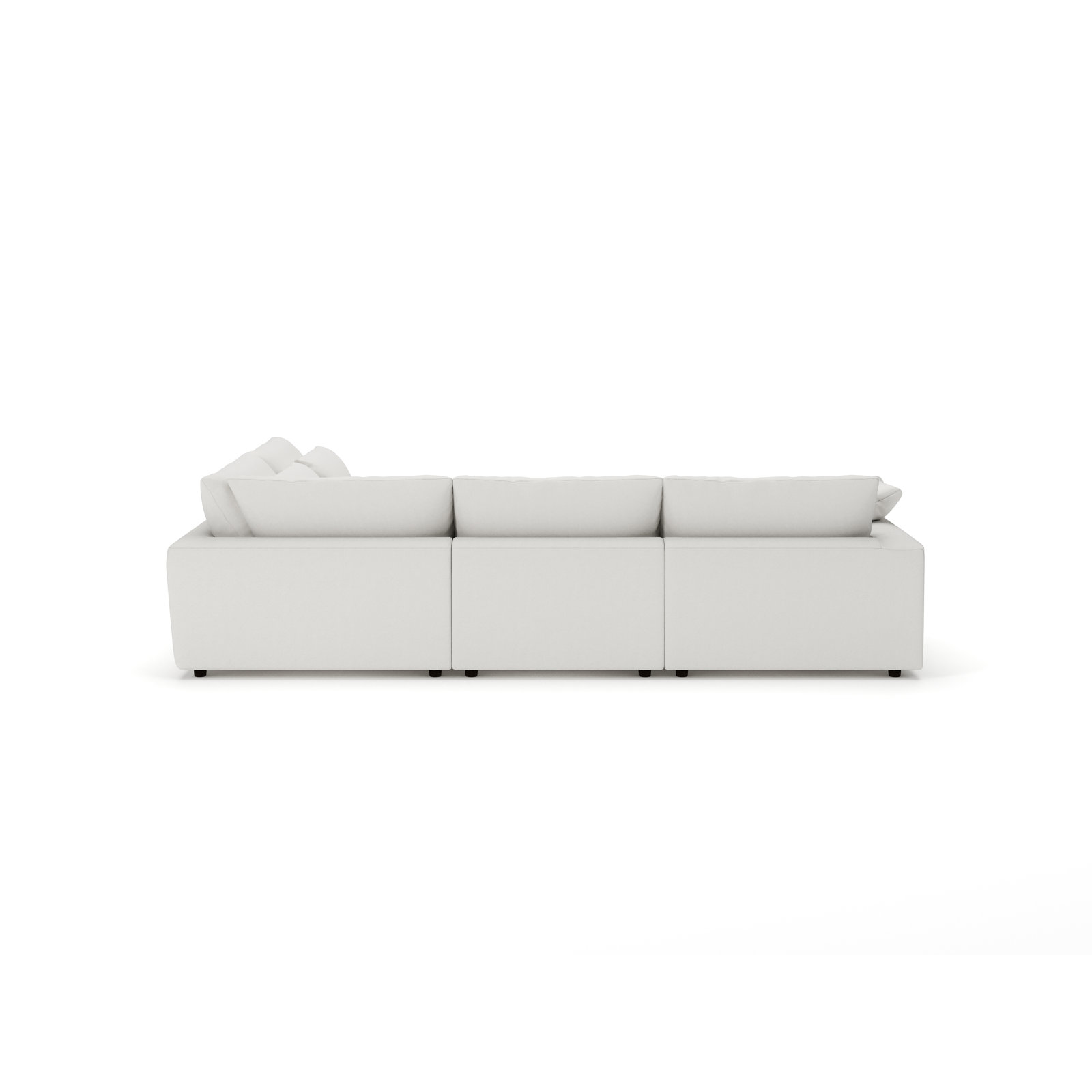 Remy Sectional, Right Hand Facing, Macarena Beige Basketweave