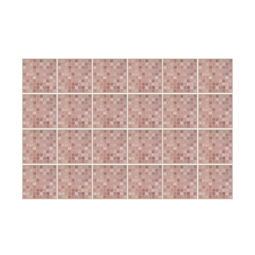 15cm x 15cm PVC Peel & Stick Mosaic Tile