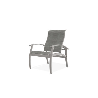 Chaise de salle à manger à structure en aluminium Belle Isle Sling