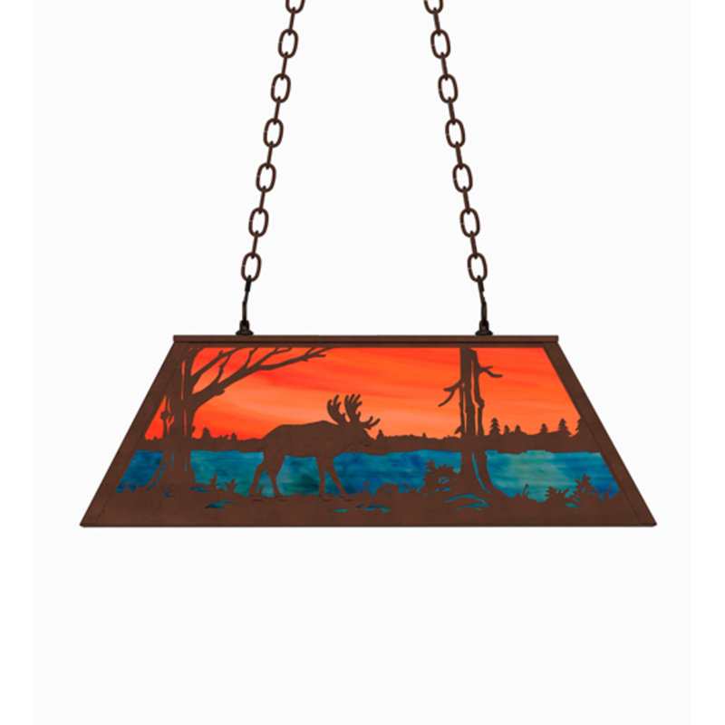 Aloah 6 - Light Pendant, Mahogany Bronze