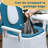Bedside Commode, Upgraded Safety Commode Toilet For Elderly And Disabled, Potty Chair For Adults With Detachable Armrest, 16.3" Seat Width, 500lbs Heavy Duty - Bedside Commodes For Seniors