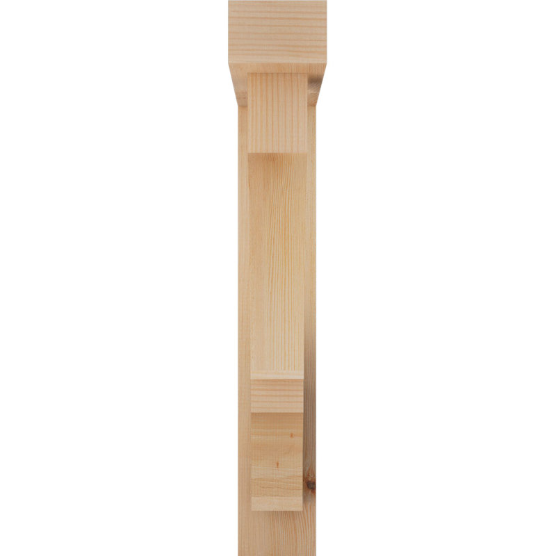 Support de bloc Balboa avec entretoise décalée, 36 x 28, Sapin Douglas de l 5 1/2 po (lisse)