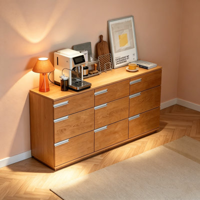 Multi-Drawer Minimalist Sideboard