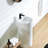 Modern Luxury Solid Surface Pedestal Bathroom Sink Basin 66S - 08, 18.22" Width, Matte White Color, Overflow Drain, Easy To Install For 08 In White, Dimensions, Quality, And Space Utilizing