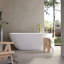 Baignoire de trempage autoportante en résine 69 po x 29,5 po-663722098