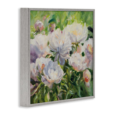 Impression de pivoines impressionnistes, estampe numérique, design par Katrina Pete