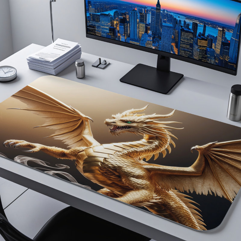 Polyester Desk Pad, 31.5x15.5