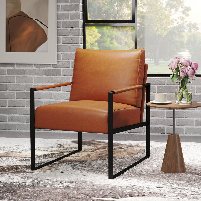 Fauteuils luges 24,6 po, Similicuir orange