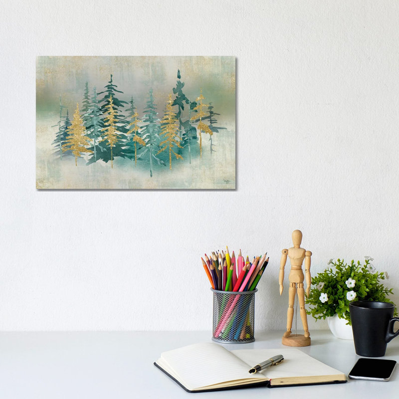 «Shimmering Forest», reproduction d'art sur toile tendue