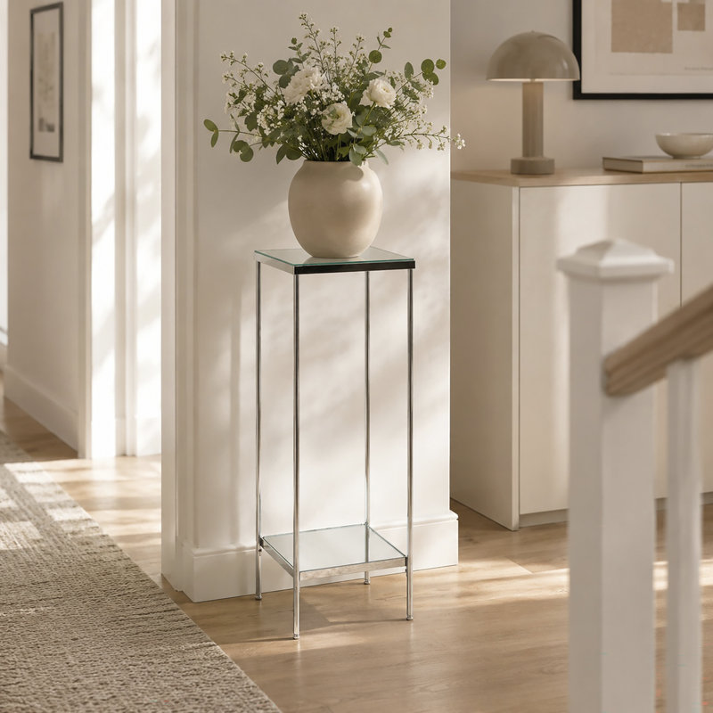 Daline Plant Stand, Chrome