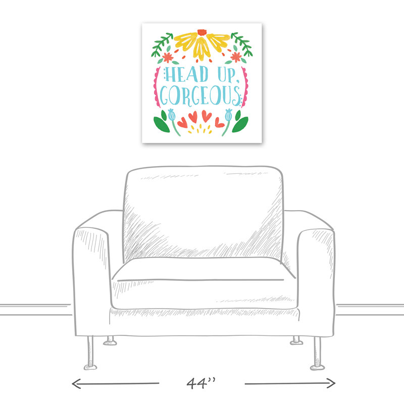 Art sur toile "head up superbe" Olivios, H 20 po x l 20 po x P 1,25 po
