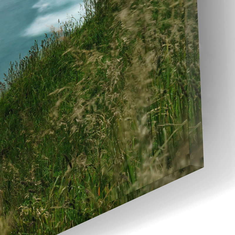 Art mural en verre Highland Dunes «Ecola» par Rick Berk, H 12 po x l 16 po x P 0,13 po