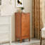 Armoire de salle de bain et armoire à linge avec tablettes réglables
