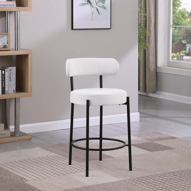 Wok Furniture, Siège blanc / cadre noir