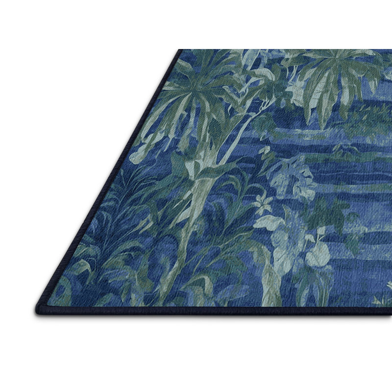 Machine Washable Grey Area Rug, Runner 2' x 5'