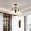 5 - Light Matte Black Chandelier Pendant