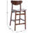 Boynton Counter Stool with Solid Wood Frame-1849914157