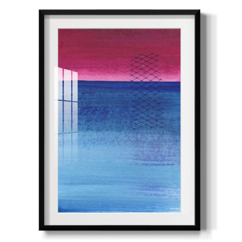 «Gely Oppose I», reproduction encadrée, H 28,5 po x l 20,5 po, Noir