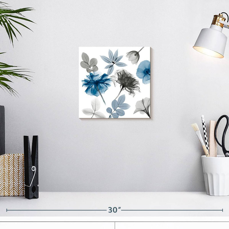 Collage floral Harnek I, H 10 po x l 10 po
