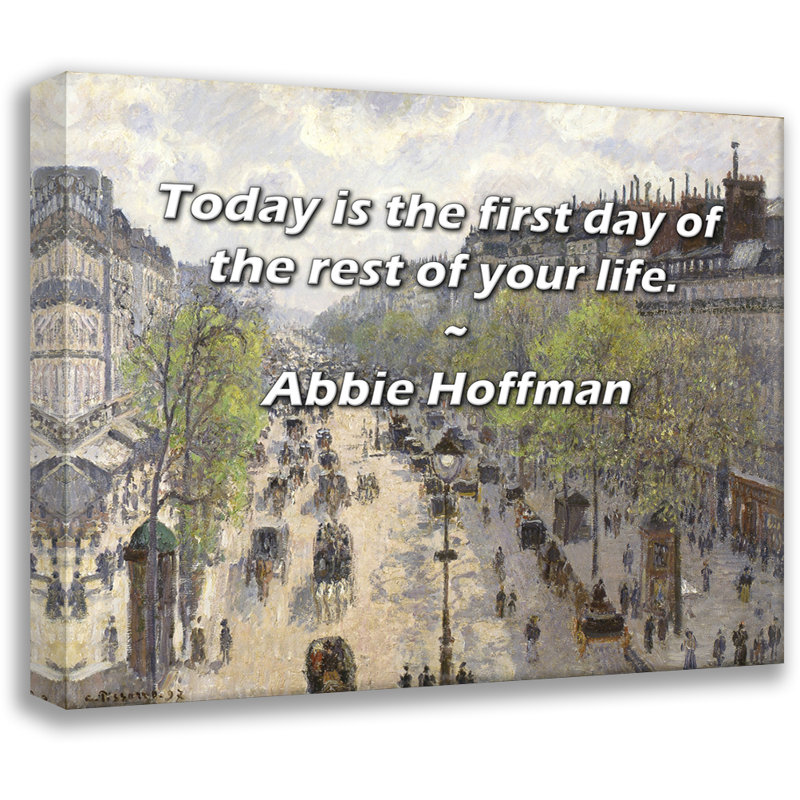 Astoria Grand Gallery Wrapped Canvas By Ron Livingston: "It’s not that I’m lazy, it’s that I just don, 17" H x 24" W