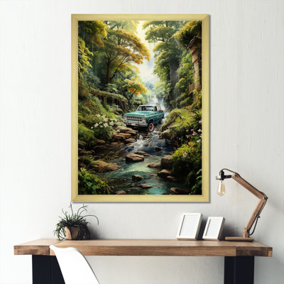 Camionnette Beitz verte, Enchanting Waterfall IV - impression