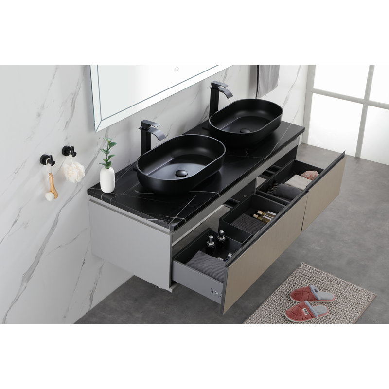 Lavabo vasque de salle de bain au-dessus, lavabo de salle de bain