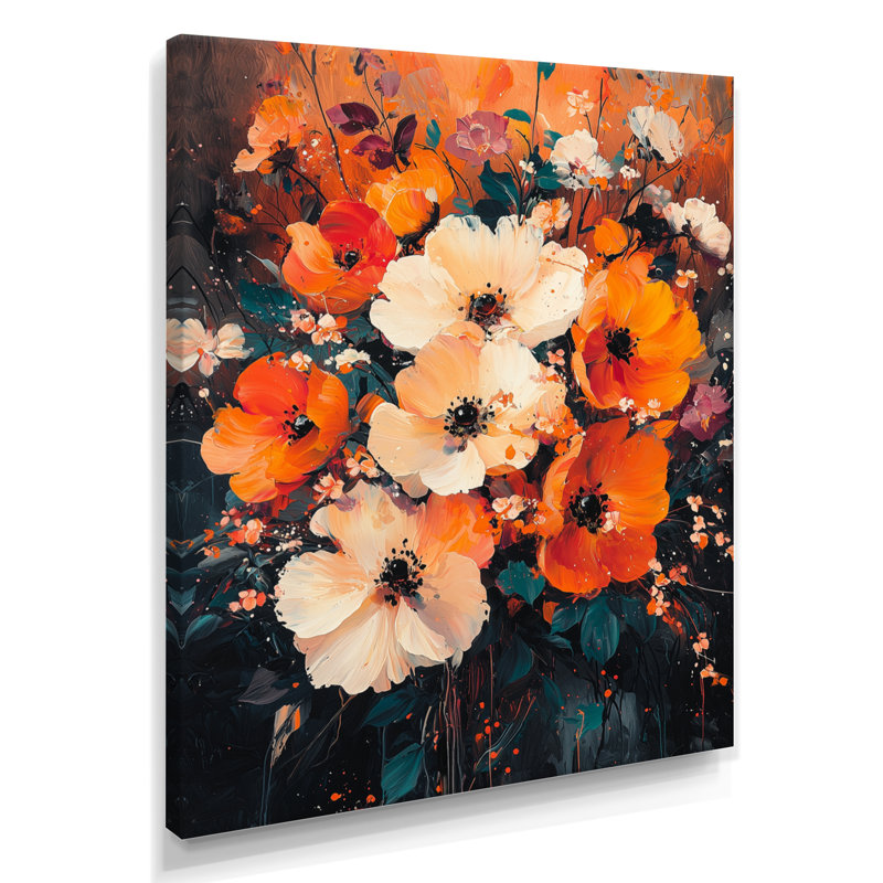 Higgins - impressions murales florales, Toile tendue, Ne s’applique pas, H 20 po x l 12 po