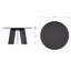Fries Oak Round Solid Wood Dining Table