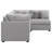 Lafayette Grey 4-piece Upholstered Sectional Sofa