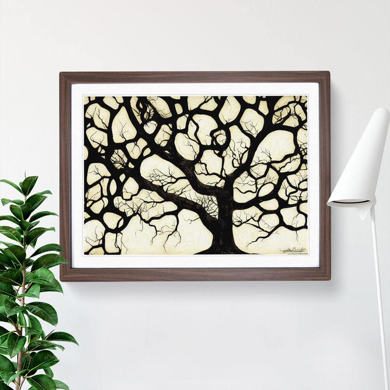 A Towering Tree - Framed Print, Walnut, 25cm H x 34cm W x 2cm D