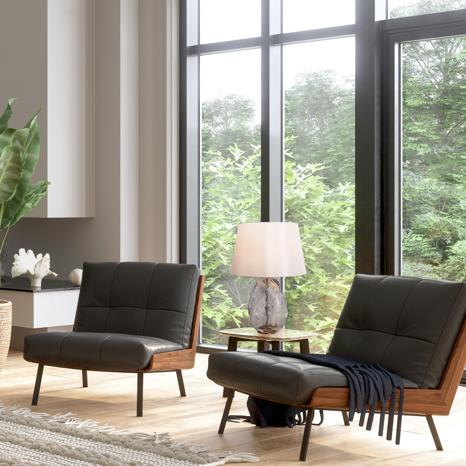 Glass Table Lamp
