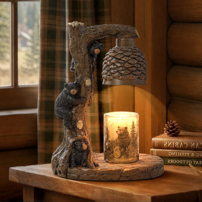 Lampe rustique en cire d'ours rustique