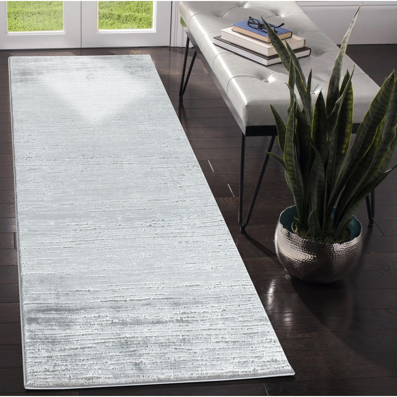 Bardon Washable Abstract Indoor Rug, Rectangle 2'8" x 8'1"