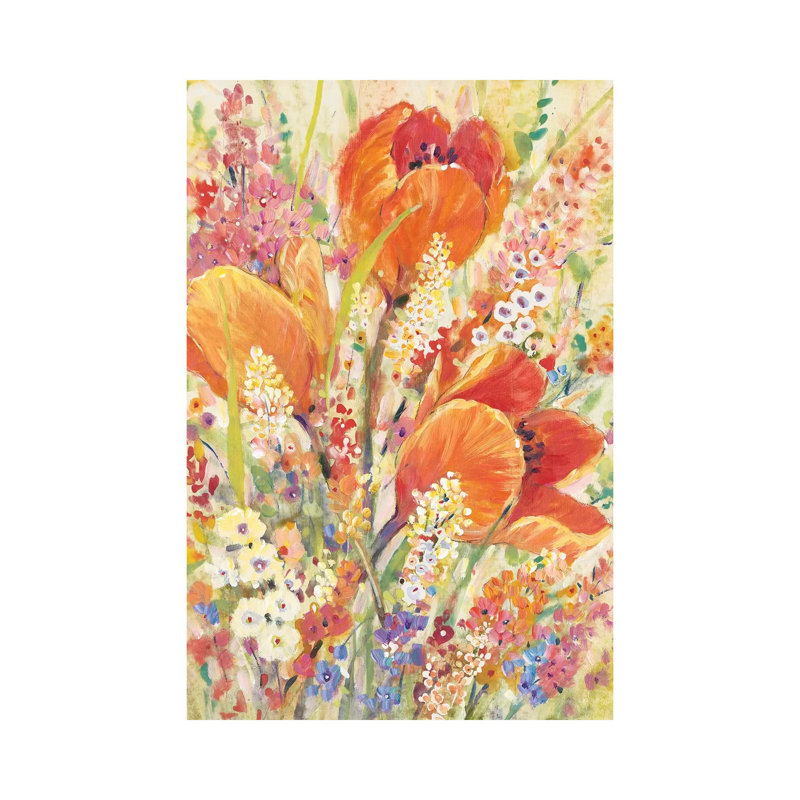 «Spring Bloom II» par Timothy O 'Toole - peinture sur toile tendue, H 26 po x l 18 po x 1,5 po