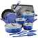 Rachael Ray Classic Brights Porcelain Nonstick Cookware Cookware Set, 14-Piece