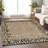 Machine Washable Indoor/Outdoor Claudian ACN1230 Gold Rug-103710727