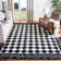 Brayton Hand Hooked Wool Geometric Rug