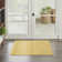 Anerinda Solid Hand Loomed Wool/Cotton Area Rug in Yellow