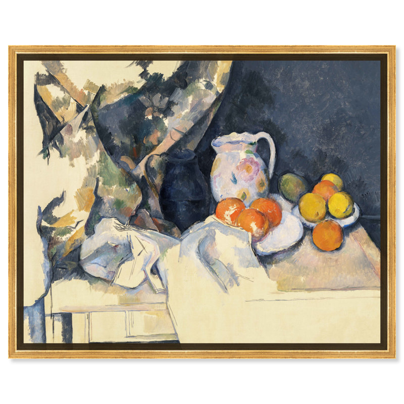 Art mural Paul Cezanne, Cadre doré, H 31 po x l 37 po