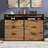 Sideboard Cabinet with Storage Drawers and Shelves