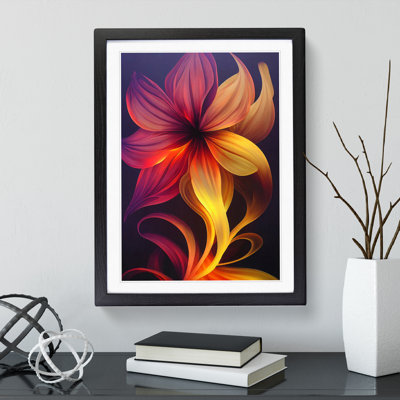 Flower Abstract No.1 - Wrapped Canvas Print