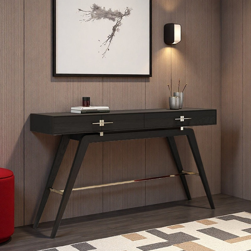 Console de luxe pour hall d'entrée italien, H 33,5 po x l 47,2 po x P 11,8 po