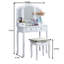 Ensemble coiffeuse et tabouret en bois Sanlo-1367247687