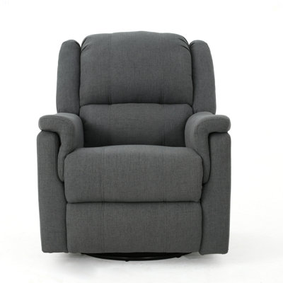 GLIDER RECLINER WITH SWIVEL, Modern Style Upholstery Recliner