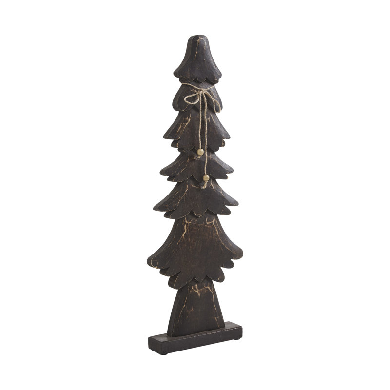 Arbre en bois foncé Tidings Timber, H 25 po x l 9 po x P 2 po