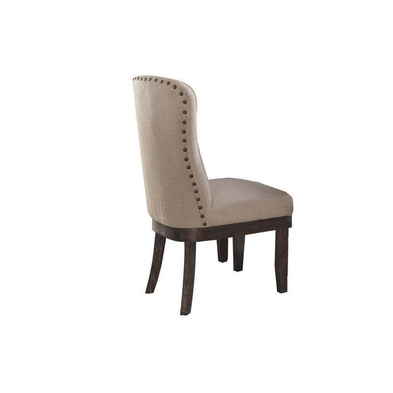 Aralynn 21'' H Linen Upholstered Side Chair
