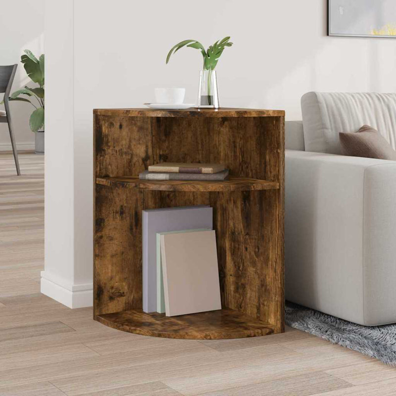 End Table, Smoked Oak